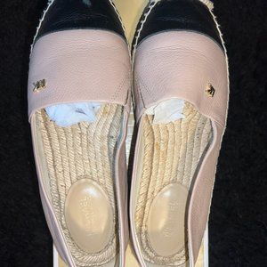 MK Two Tone Logo Slip On Espadrille